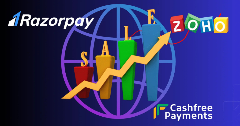 growing business with razorpay, zoho , cashfree